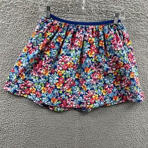 Polo Ralph Lauren Womens Mini Skirt XL Floral Indie Cottage Boho Preppy Festival